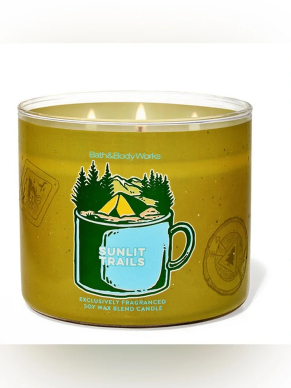 Bath Body Works Sunlit Trails 3-Wick Candle